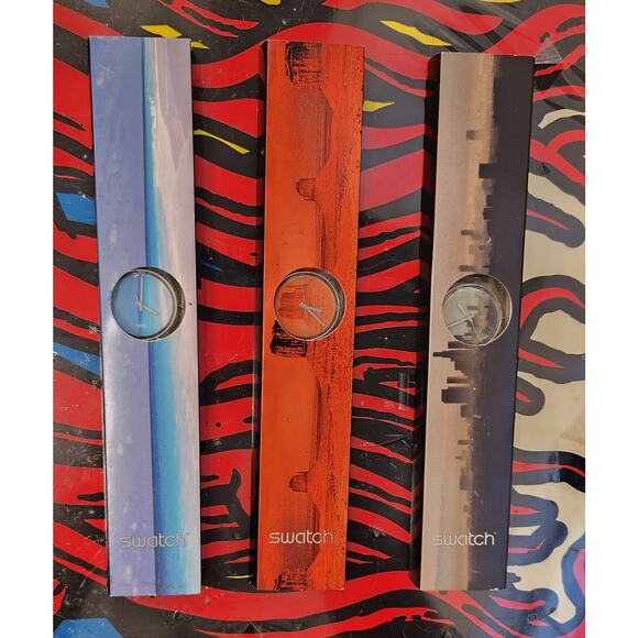 Swatch watch ELEMENTS SET USAPACK9 1997 Limited Packagings New Old Stock - Picture 6 of 7